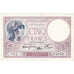 Francia, 5 Francs, Violet, 1940, T.67547, EBC, Fayette:04.17, KM:83