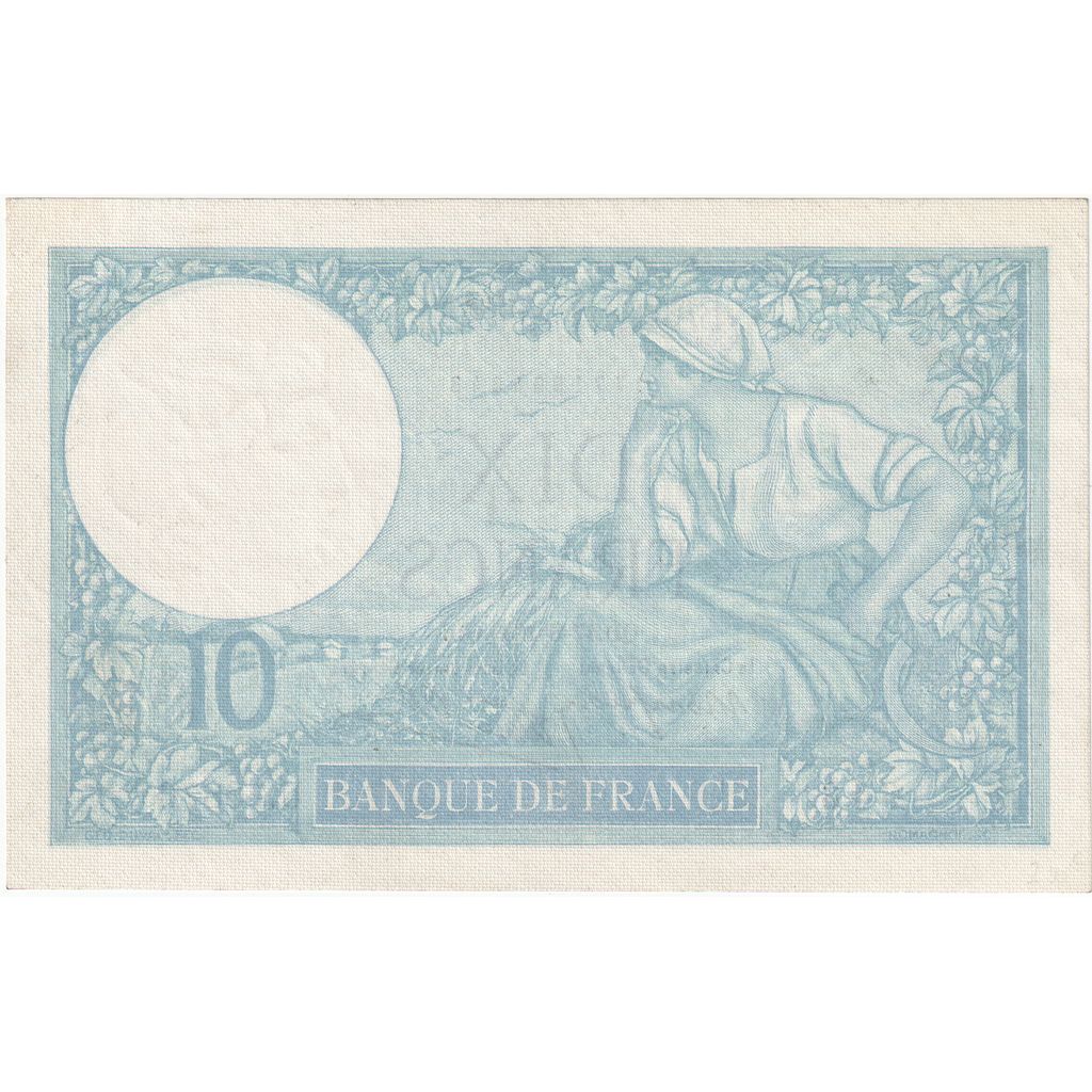 France, 10 Francs, Minerve, 1939, U.70876, UNC(63), Fayette:07.05, KM:84