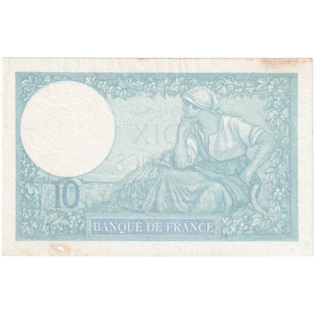 Francia, 10 Francs, Minerve, 1941, Y.84920, MBC, Fayette:07.30, KM:84
