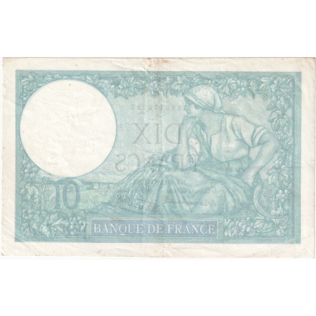Frankreich, 10 Francs, Minerve, 1941, Y.85223, SS, Fayette:07.30, KM:84