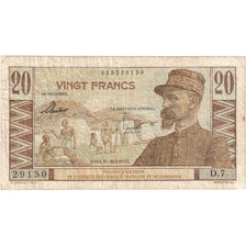 Francuska Afryka Równikowa, 20 Francs, Undated (1947), KM:22, VF(20-25)