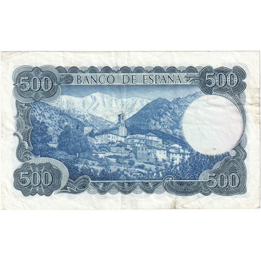 Spain, 500 Pesetas, 1971, 1971-07-23, KM:153a, EF(40-45)
