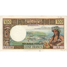 Tahiti, 100 Francs, EF(40-45)