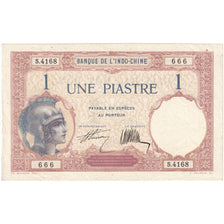 Indochine française, 1 Piastre, Undated (1927-31), KM:48b, SUP+