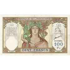 New Caledonia, 100 Francs, Undated (1937), KM:42b, VF(30-35)