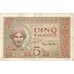 Madagascar, 5 Francs, 1937-1947, KM:35, VF(20-25)