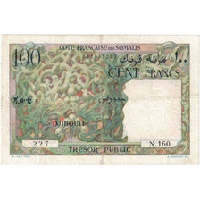Costa francese dei somali, 100 Francs, 1952, KM:26a, BB
