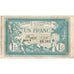 Algeria, 1 Franc, Chambre de Commerce, 1915, 1915-11-10, EF(40-45)