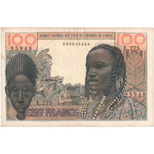 Stati dell'Africa occidentale, 100 Francs, 1960, KM:2b, BB