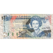 East Caribbean States, 10 Dollars, Undated (1993), KM:27l, VF(30-35)