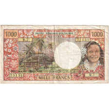 Tahiti, 1000 Francs, 1985, KM:27d, VF(20-25)