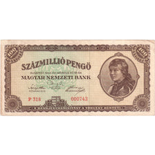 Ungheria, 100,000,000 Pengö, 1946, 1946-03-13, KM:124, SPL-