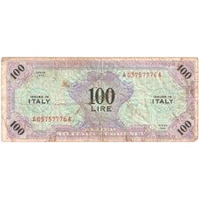 Italy, 100 Lire, 1943, KM:M15b, VG(8-10)