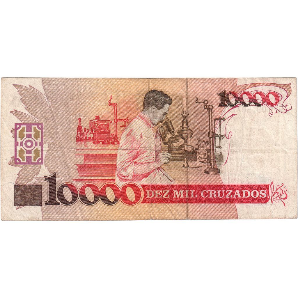 Brasilien, 10,000 Cruzados, 1988, KM:215a, SS