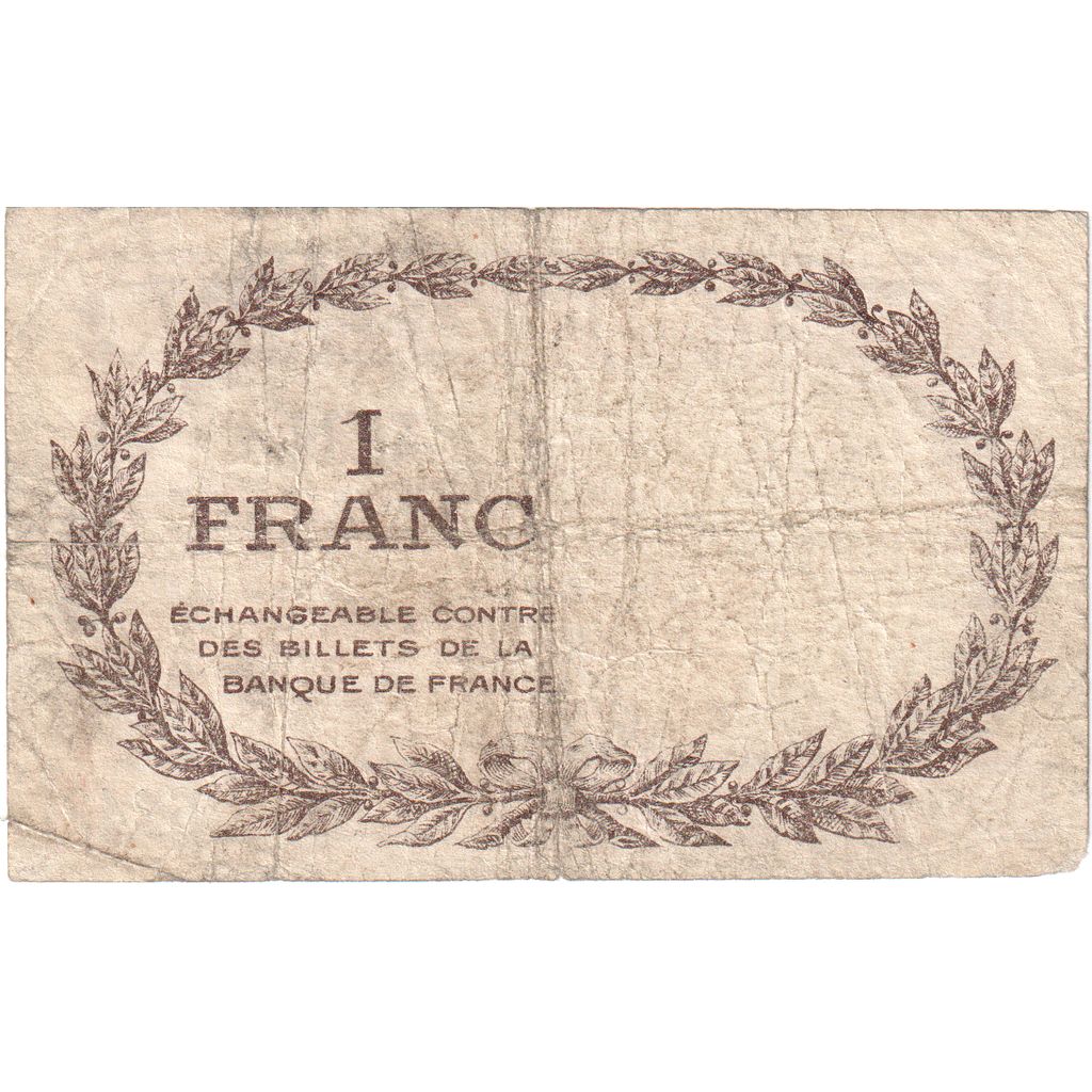 Francia, Perpignan, 1 Franc, 1919, Chambre de Commerce, MB, Pirot:100-29