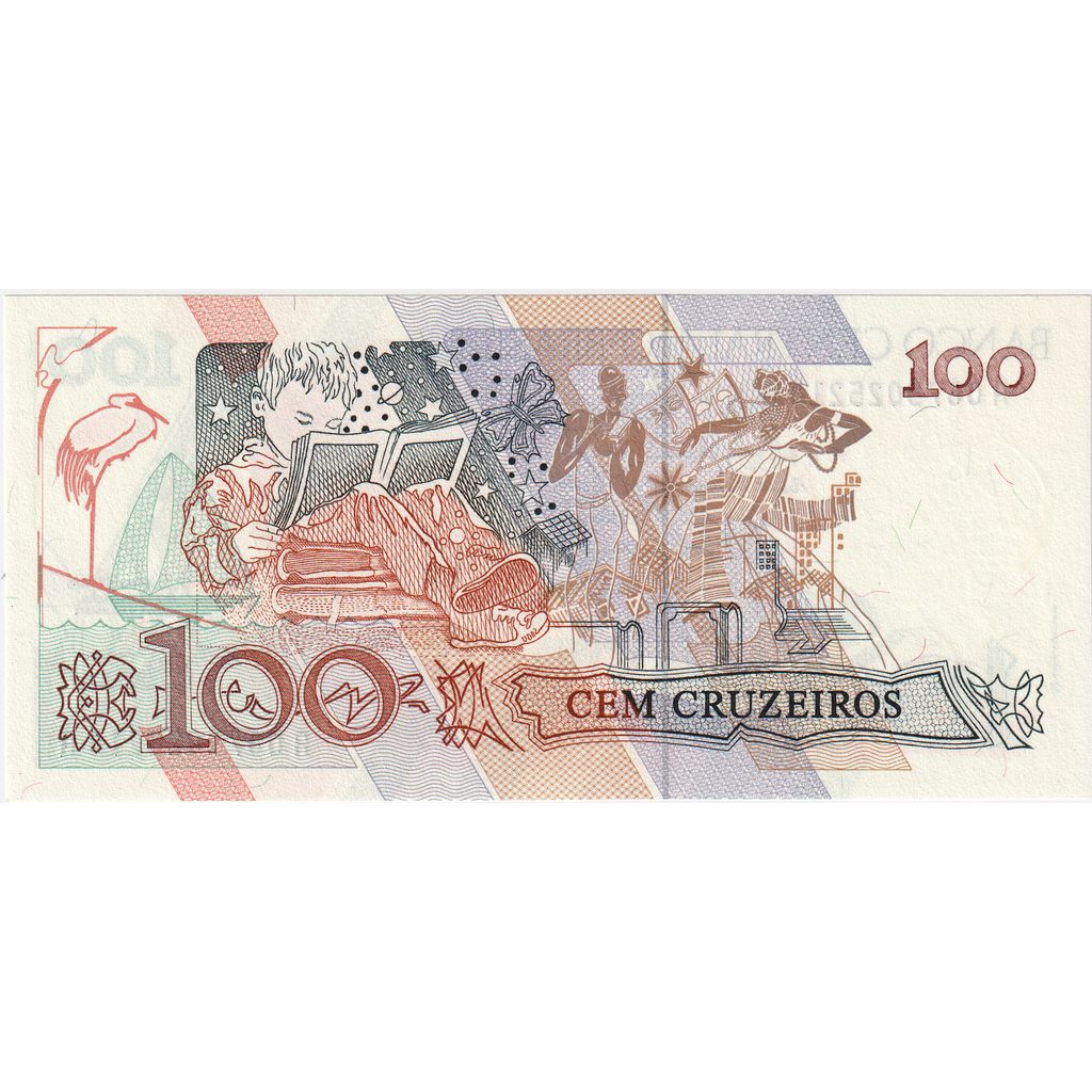 Brasil, 100 Cruzeiros, UNC(65-70)