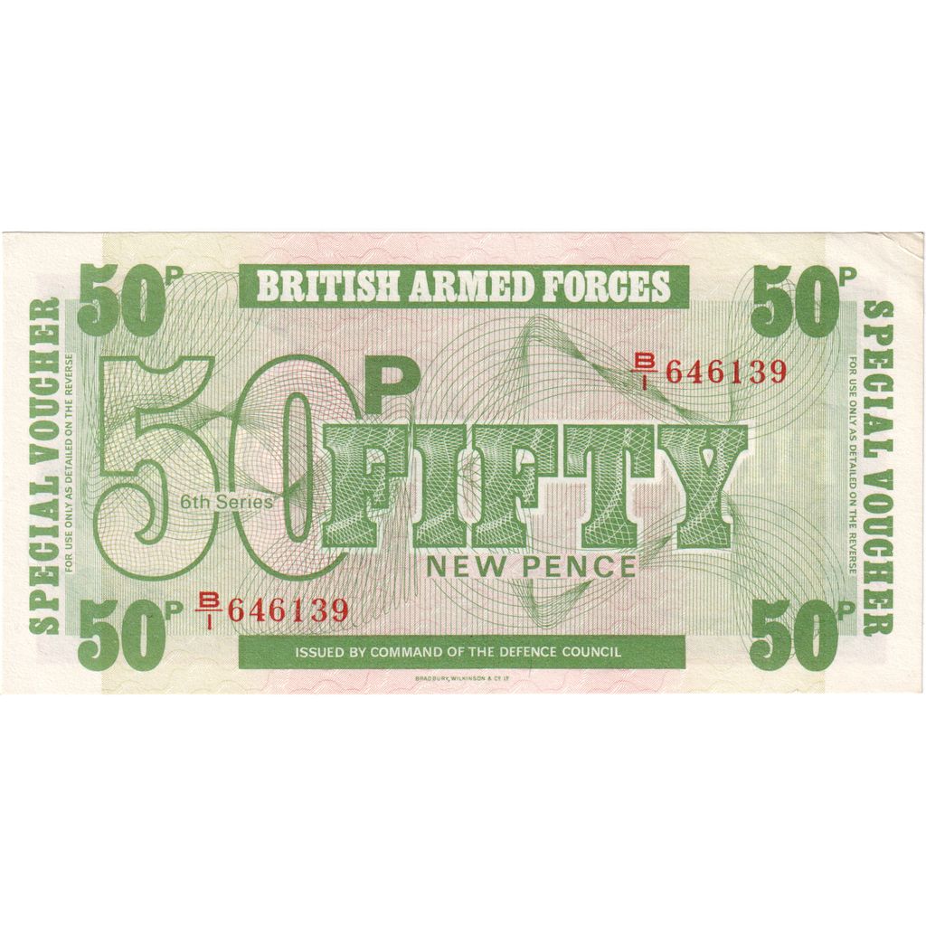 Gran Bretaña, 50 New Pence, UNC