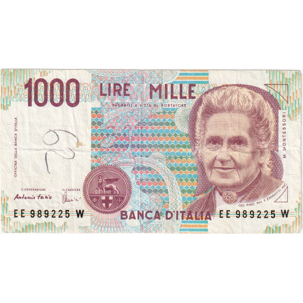 Italia, 1000 Lire, BC