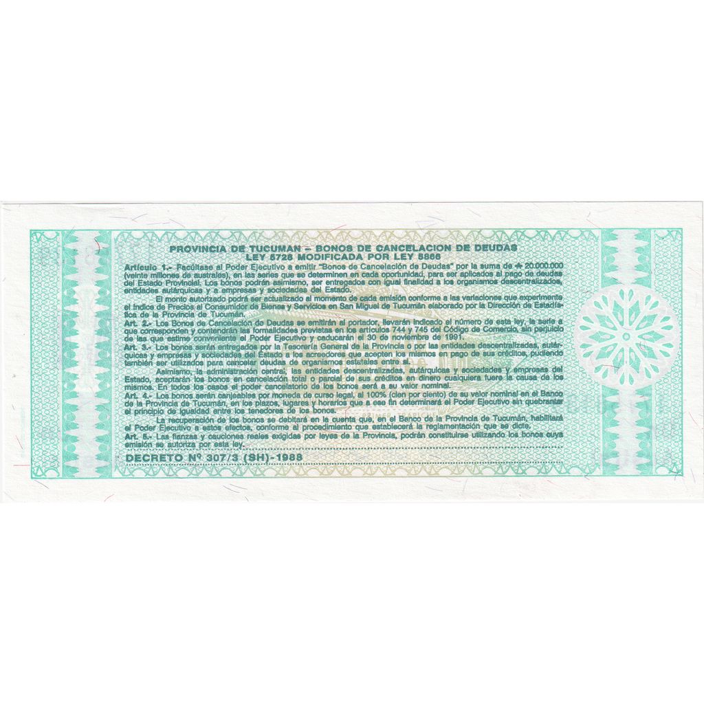 Argentina, 1 Austral, UNC(65-70)