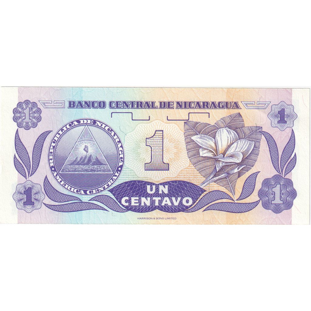 Nicarágua, 1 Centavo, UNC(65-70)