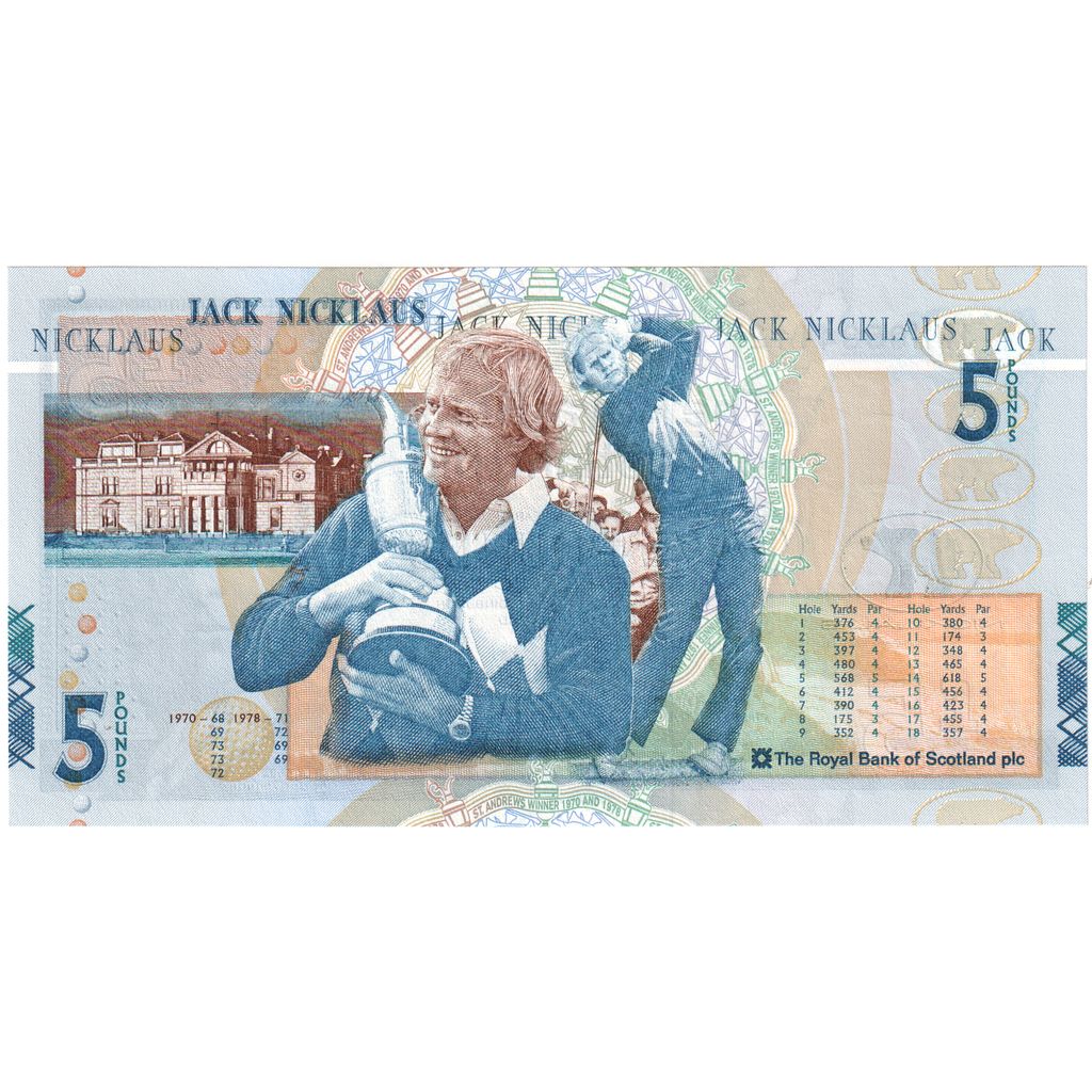 Scotland, 5 Pounds, 2005-07-14, UNC(65-70)