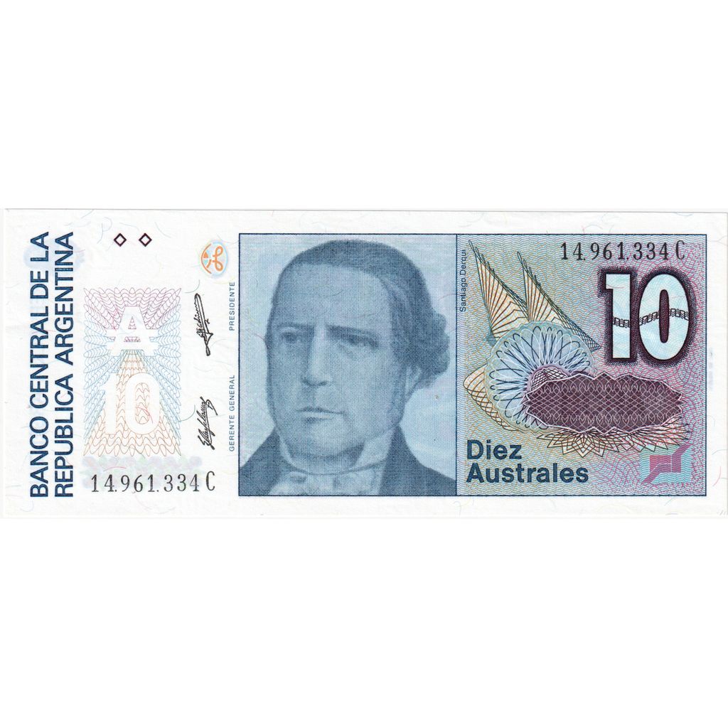 Argentina, 10 Australes, UNC(65-70)