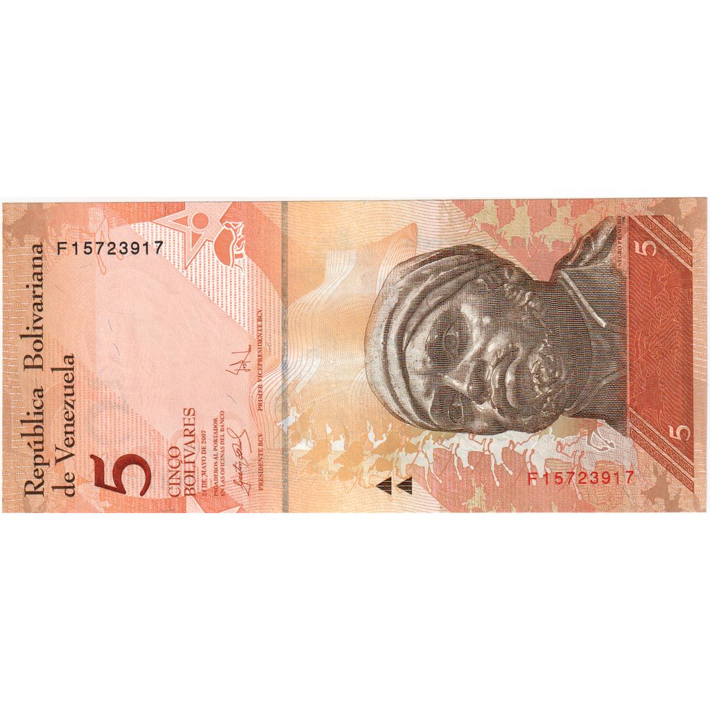 Venezuela, 5 Bolivares, 2007-05-24, SPL