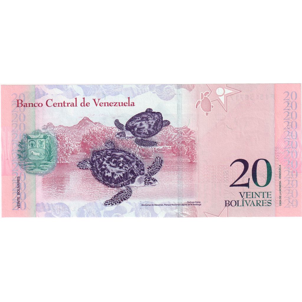 Venezuela, 20 Bolivares, 2007-05-24, FDS