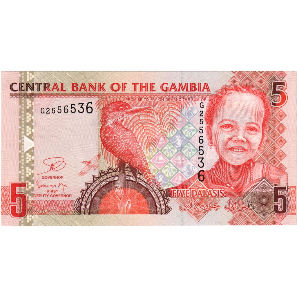 The Gambia, 5 Dalasis, UNZ