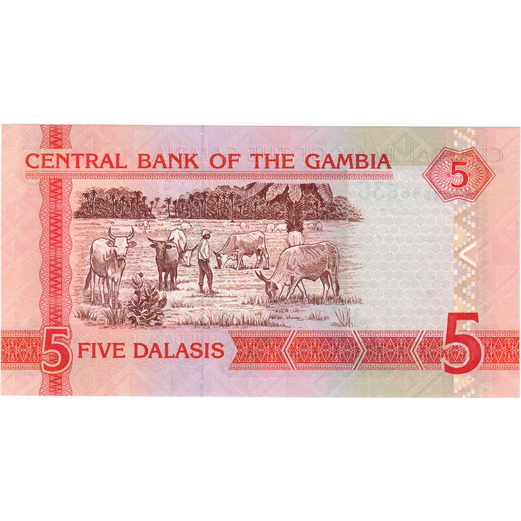 The Gambia, 5 Dalasis, UNZ