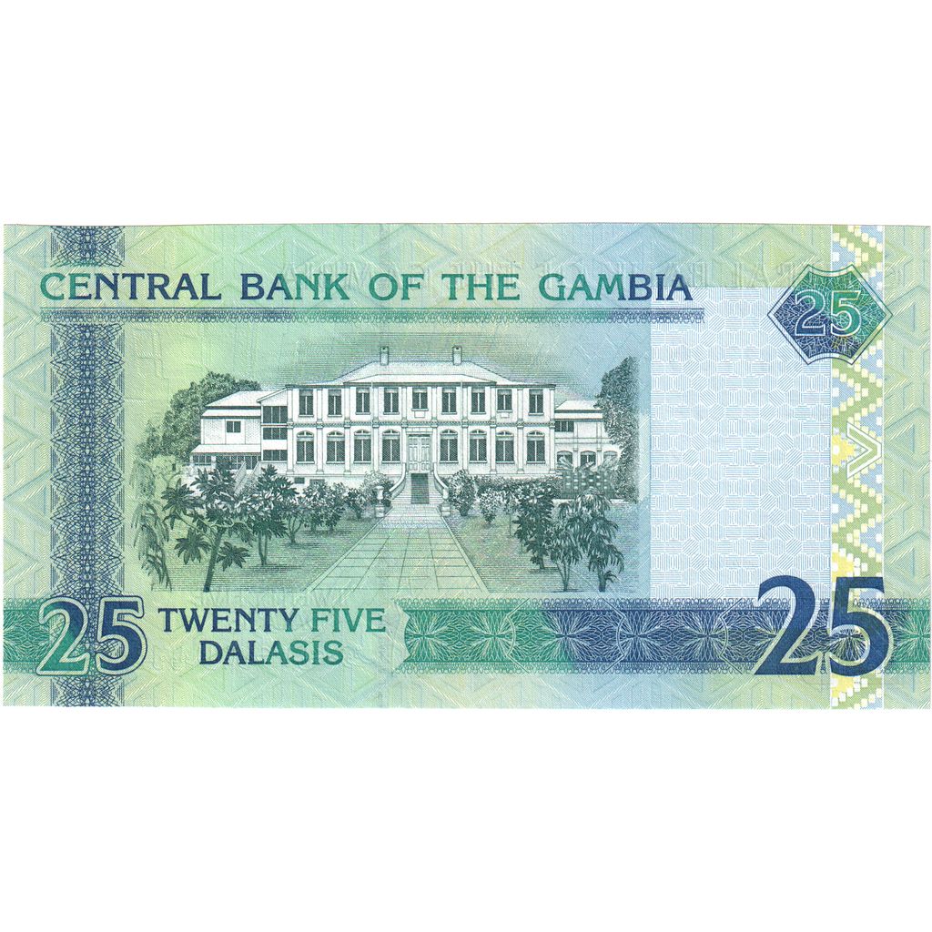 Gambia, 25 Dalasis, UNC
