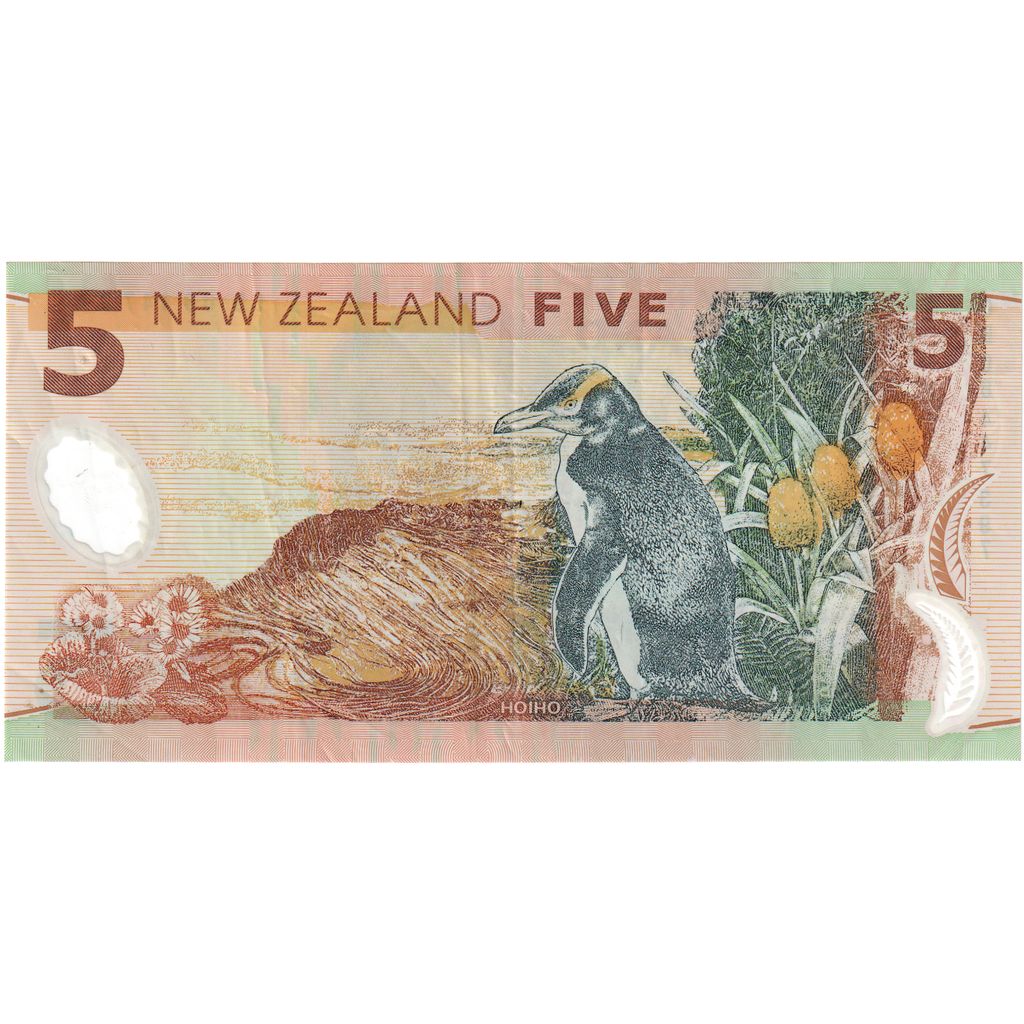 New Zealand, 5 Dollars, EF(40-45)