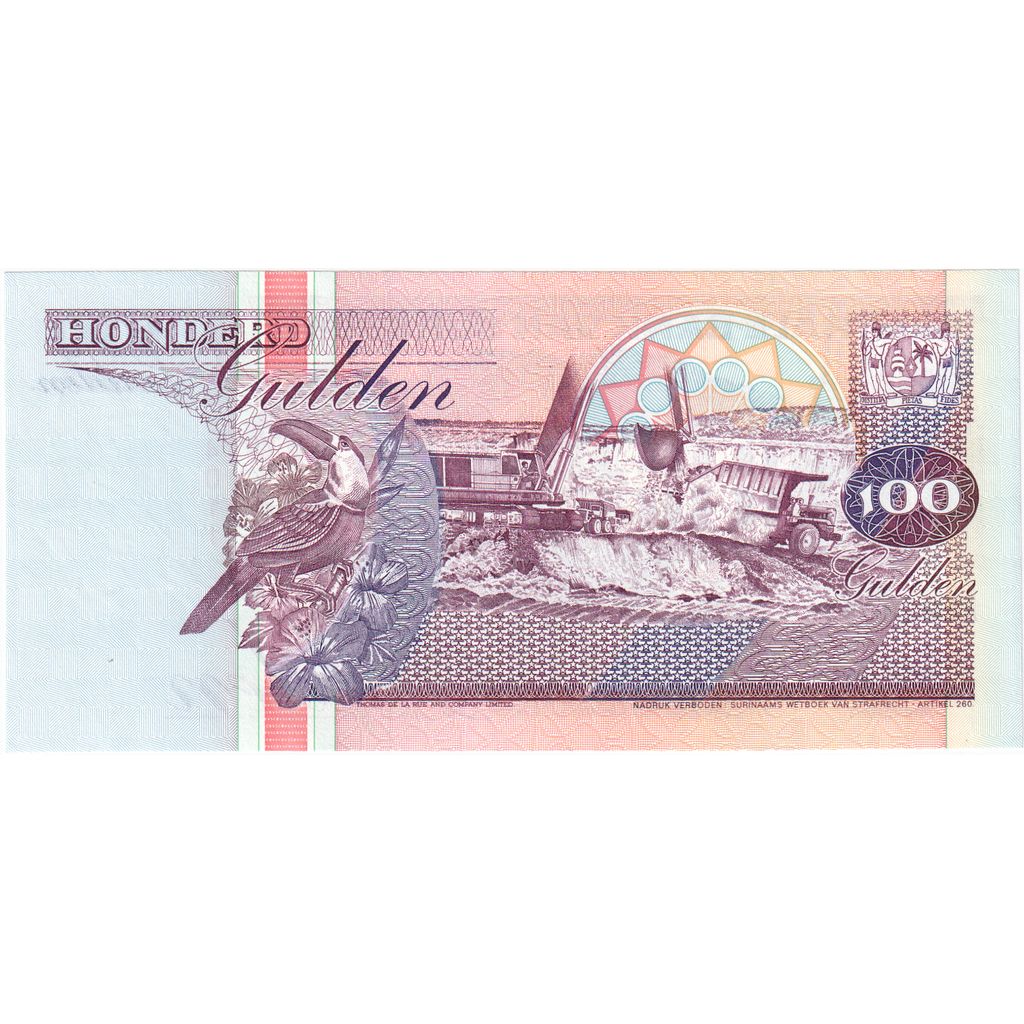 Suriname, 100 Gulden, 1998-02-10, NIEUW