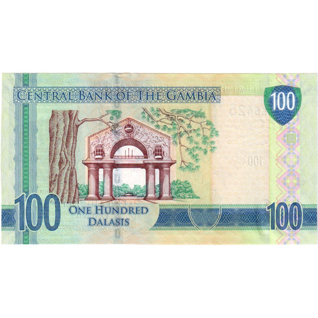 Gambia, 100 Dalasis, 2015, UNC
