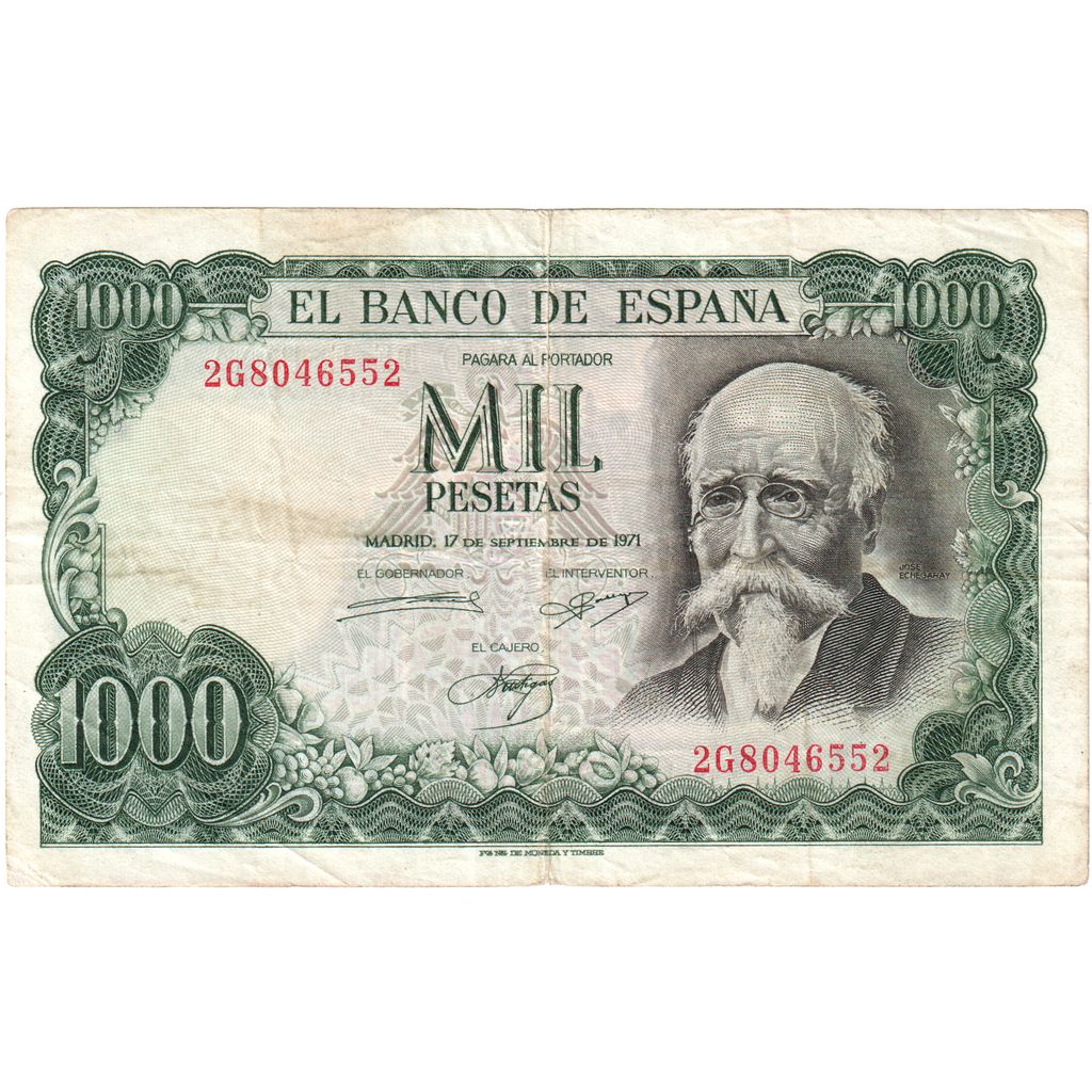 Spagna, 1000 Pesetas, 1971-09-17, BB