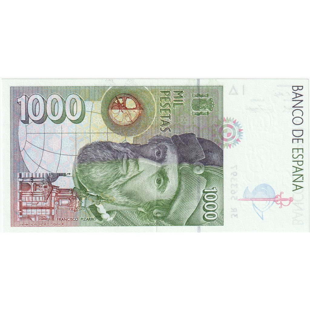 Spanje, 1000 Pesetas, 1992-10-12, SUP