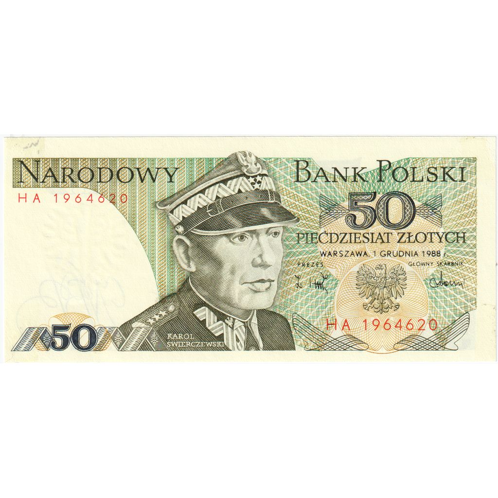 Polen, 50 Zlotych, 1988-12-01, NIEUW