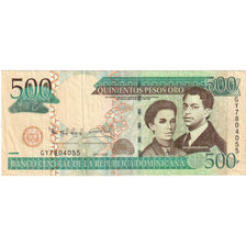 República Dominicana, 500 Pesos Oro, MBC