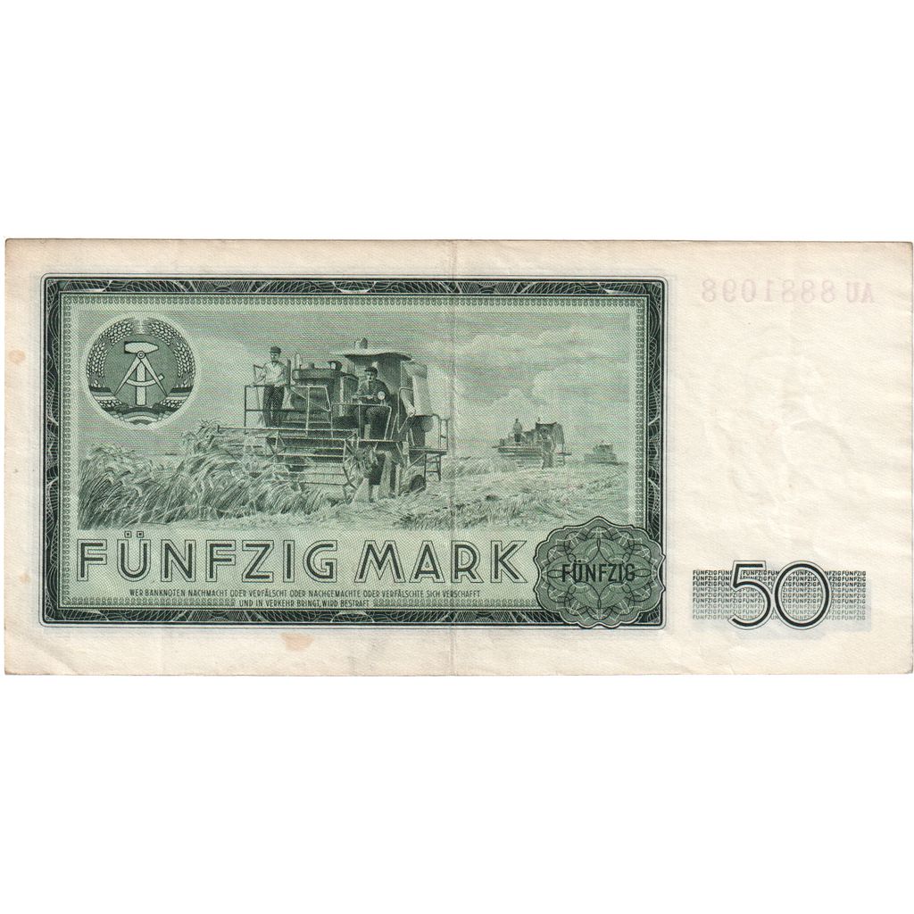Germany - Democratic Republic, 50 Mark, EF(40-45)
