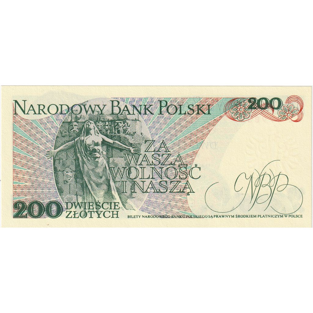 Poland, 200 Zlotych, 1988-12-01, UNC(65-70)