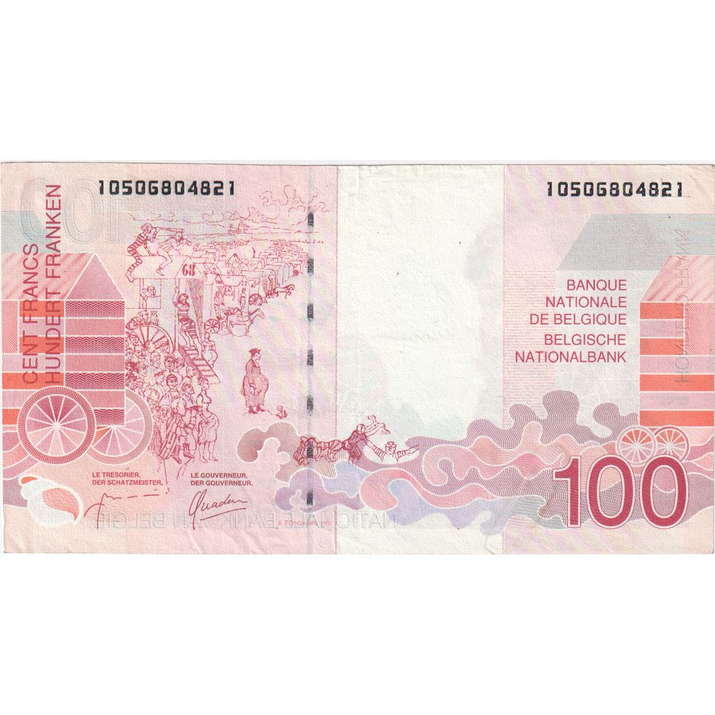 Belgium, 100 Francs, AU(55-58)