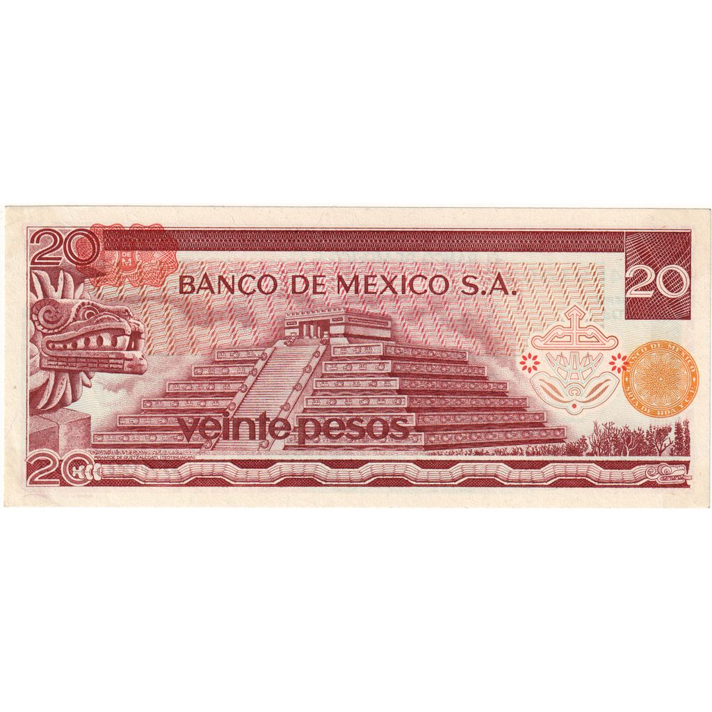 Mexiko, 20 Pesos, 1977-07-08, UNZ