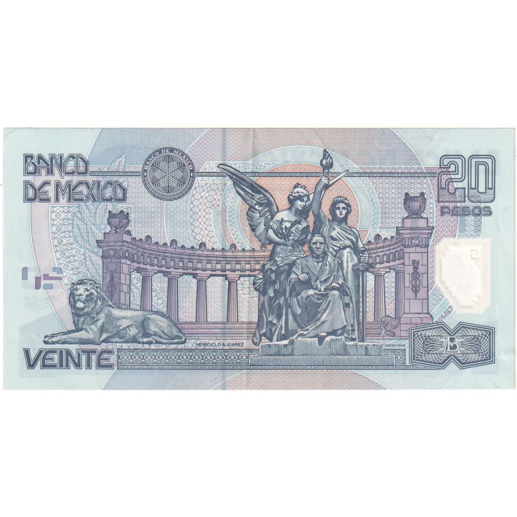 Mexique, 20 Pesos, 2001-05-17, TTB