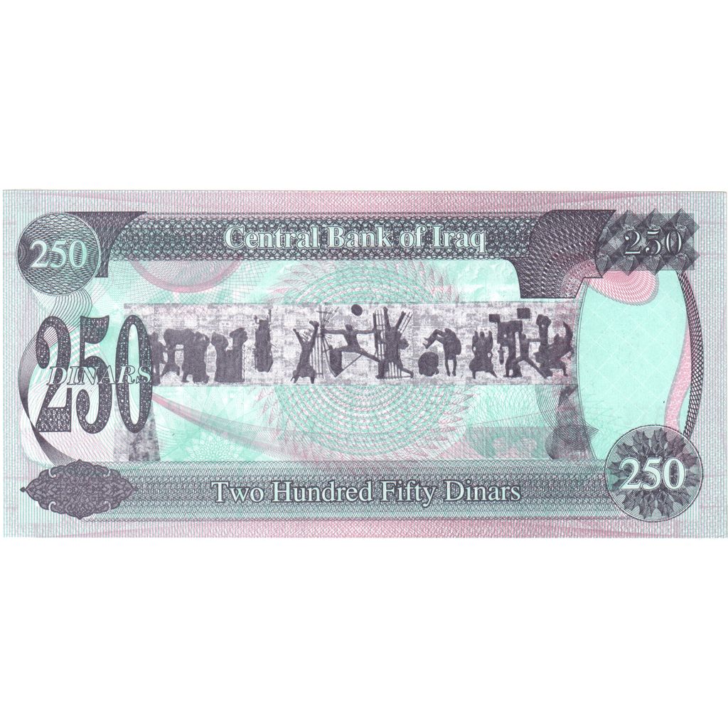 Iraq, 250 Dinars, UNC