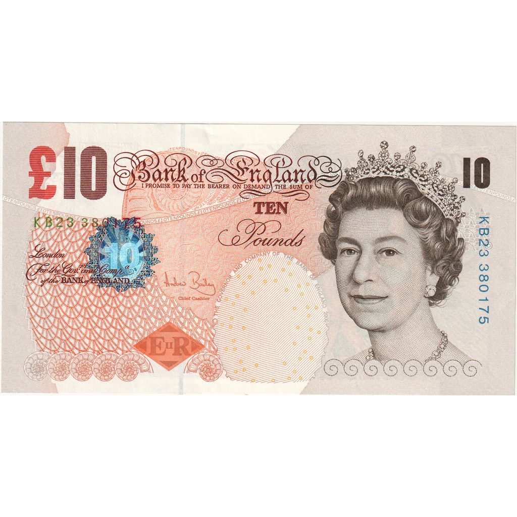 Großbritannien, 10 Pounds, VZ