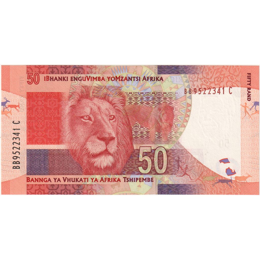 South Africa, 50 Rand, UNC(65-70)