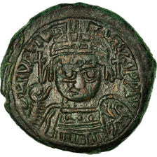 Coin, Justinian I, Follis, Kyzikos, EF(40-45), Copper, Sear:207