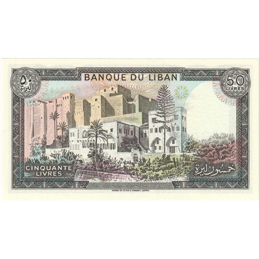 Líbano, 50 Livres, UNC