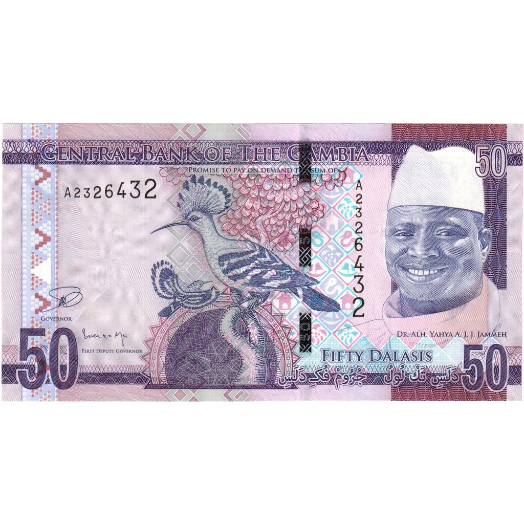 Gambia, 50 Dalasis, UNC