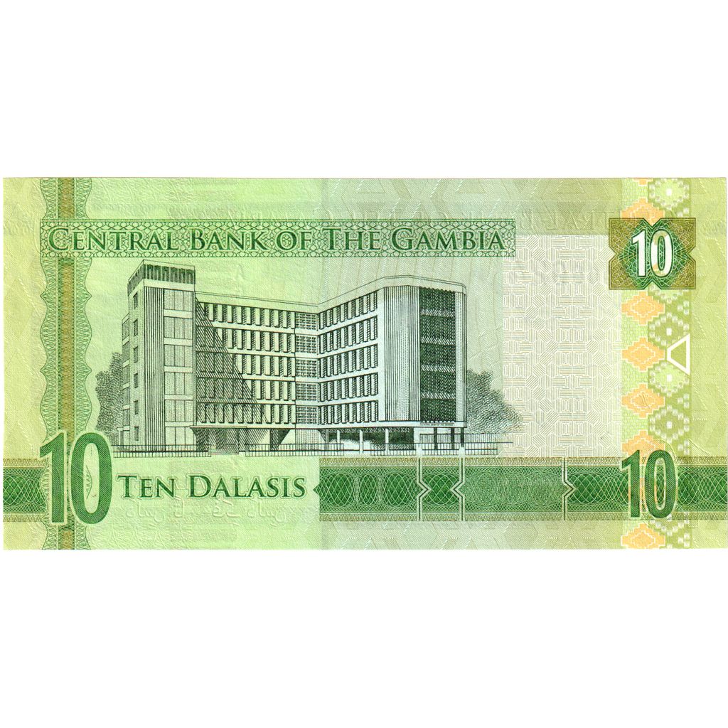 Gambia, 10 Dalasis, Undated (2015), UNZ